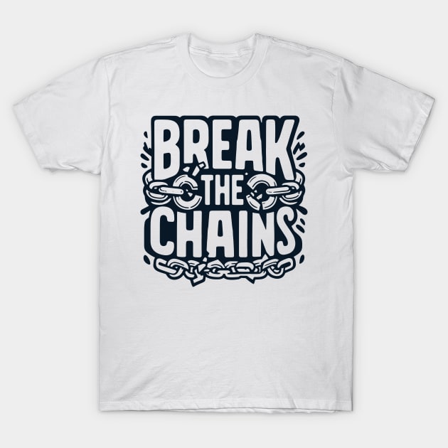 Break the Chains, mental health awareness T-Shirt by Yonbdl